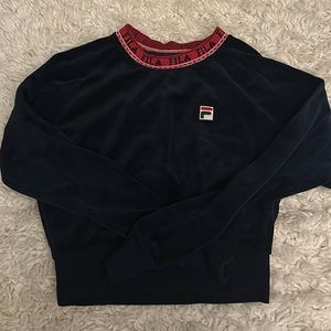 Fila velvet sweatshirt